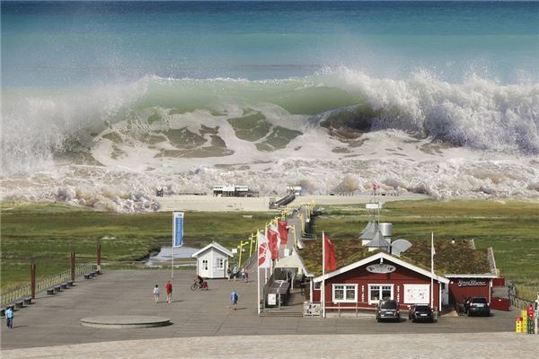 梦到海啸预示着什么