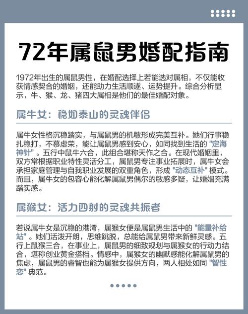 属鼠男士最配的生肖婚配指南