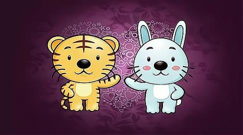 图片[1]-属兔与属虎的生肖配对是否相合