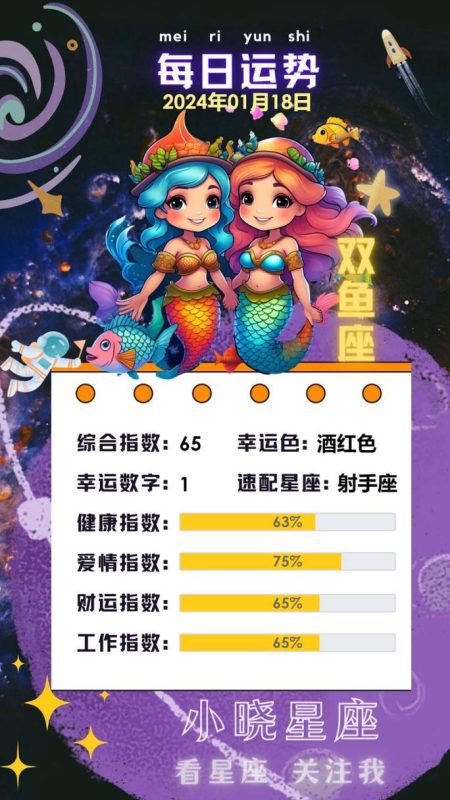 双鱼座今日运势速查-安卜居