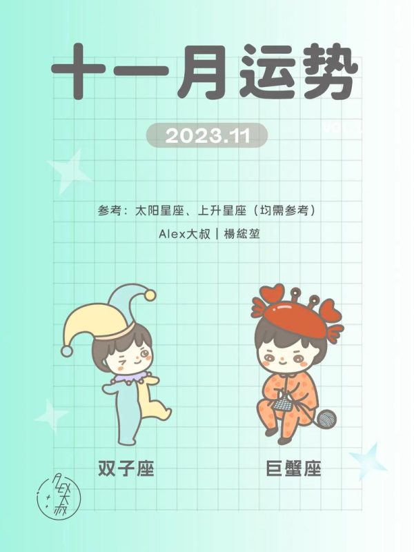 双子座与巨蟹座的星座配对解析-安卜居
