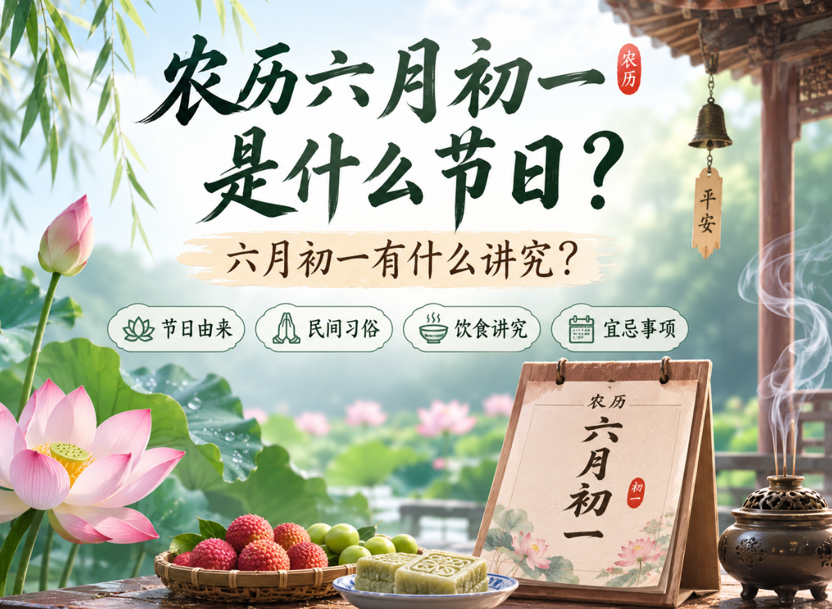 农历六月初一是什么节日？六月初一有什么讲究？-安卜居