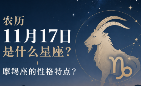 农历11月17日是什么星座？摩羯座的性格特点？-安卜居