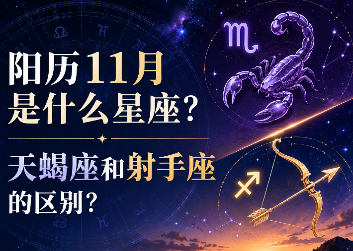 阳历11月是什么星座？天蝎座和射手座的区别？-安卜居