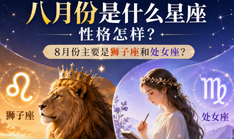 八月份是什么星座性格怎样？8月份主要是狮子座和处女座‌？-安卜居
