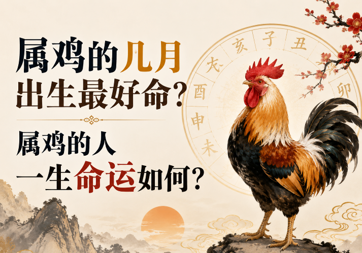 属鸡的几月出生最好命？属鸡的人一生命运如何？-安卜居