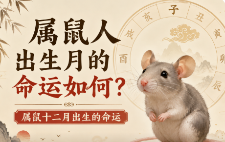 属鼠人出生月的命运如何？属鼠十二月出生的命运-安卜居
