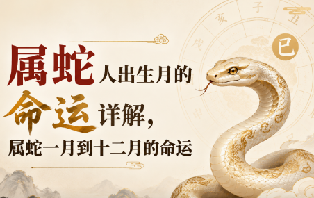 属蛇人出生月的命运详解，属蛇一月到十二月的命运-安卜居
