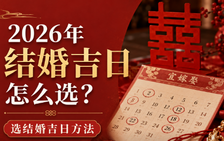 2026年结婚吉日怎么选？选结婚吉日方法-安卜居