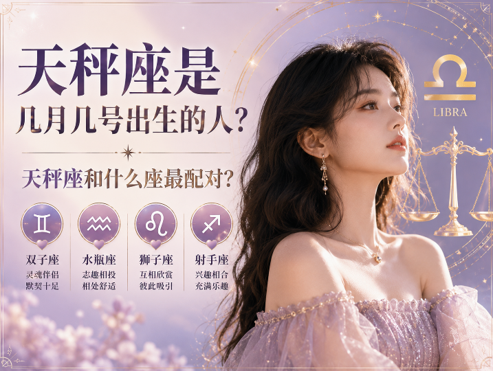 天秤座是几月几号出生的人？天秤座和什么座最配对？-安卜居