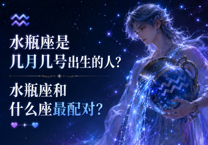 水瓶座是几月几号出生的人？水瓶座和什么座最配对？-安卜居