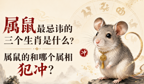 属鼠最忌讳的三个生肖是什么？属鼠的和那个属相范冲？-安卜居