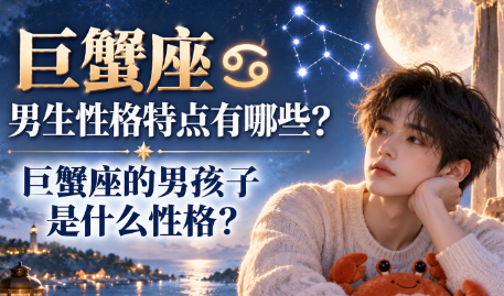巨蟹座男生性格特点有哪些？巨蟹座的男孩子是什么性格？-安卜居