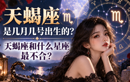 天蝎座是几月几号出生的？天蝎座和什么星座最不合？-安卜居
