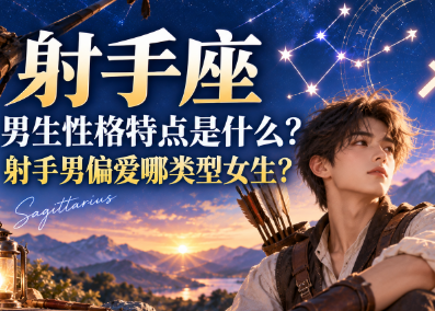 射手座男生性格特点是什么？射手男偏爱哪类型女生？-安卜居